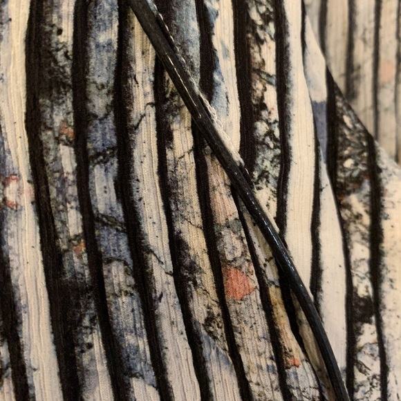 Quinn Watercolor Abstract Silk Dress - Picture 2 of 6